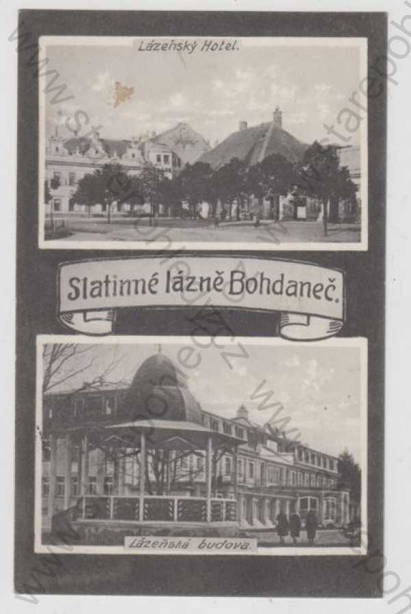  - Lázně Bohdaneč (Pardubice), více záběrů, hotel, Lázěňská budova, lázně