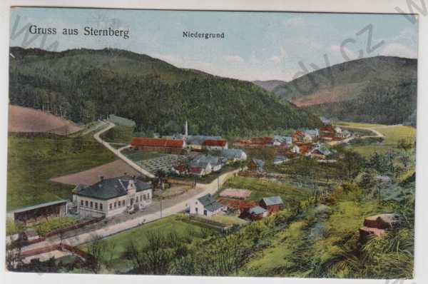  - Šternberk (Sternberg) - Olomouc, Niedergrund, kolorovaná