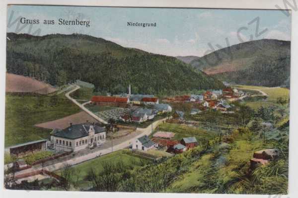  - Šternberk (Sternberg) - Olomouc, Niedergrund, kolorovaná