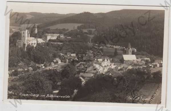  - Rožmberk (Rosenberg) - Český Krumlov, hrad, celkový pohled, foto J.Seidel