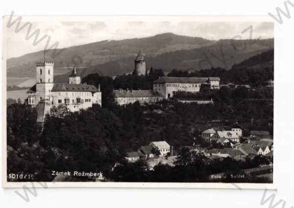  - Rožmberk, Český Krumlov, částečný záběr města, foto J.Seidel