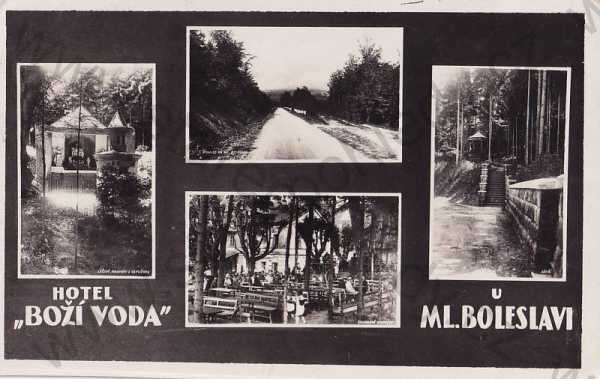  - Boží Voda Mladá Boleslav, kaple, restaurace, studánka, Bromografia