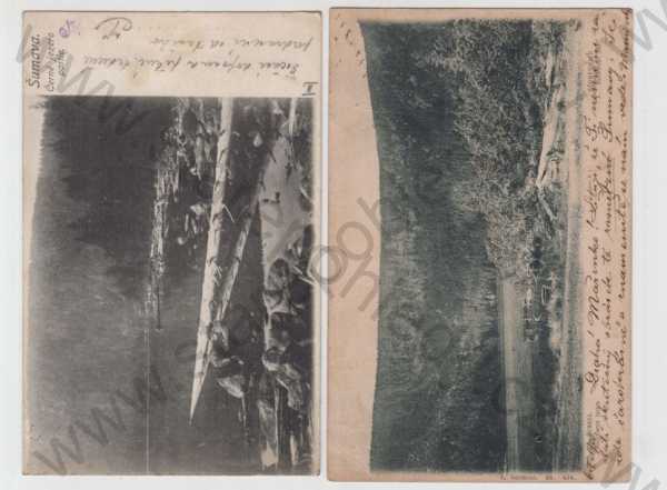  - 2x Černé jezero (Klatovy), Šumava, DA