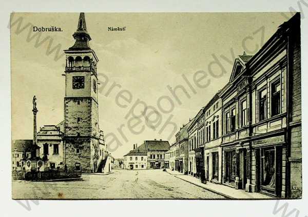  - Dobruška - náměstí, kostel