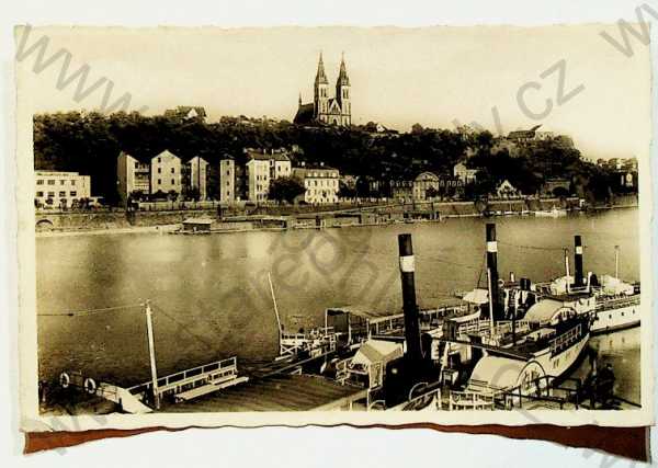  - Praha - Vyšehrad, parník, pohled od řeky