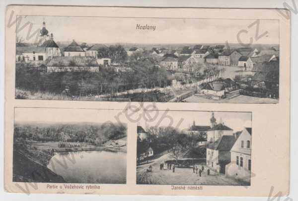  - Kožlany (Plzeň - sever), více záběrů, celkový pohled, partie, Vožehovic rybník, náměstí