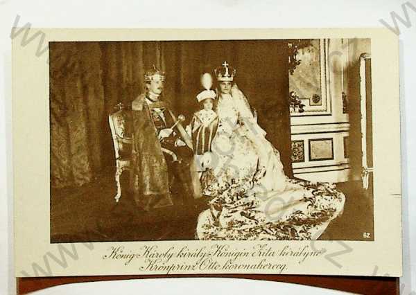  - Osobnosti - císař Karel l. s manželkou Zitou a synem