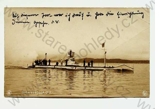  - Vojenství - Ponorka U1