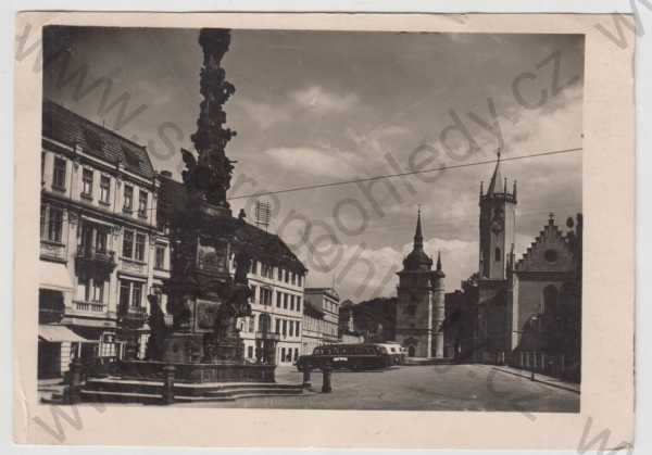  - Teplice - Šanov, náměstí, sloup, autobus