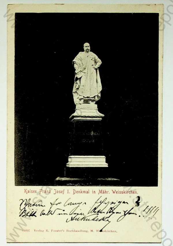  - Hranice - pomník císaře Františka Josefa I., DA
