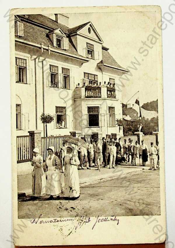  - Rakousko - Wien (Vídeň), Sanatorium prof. Jedličky, vojáci, sestry