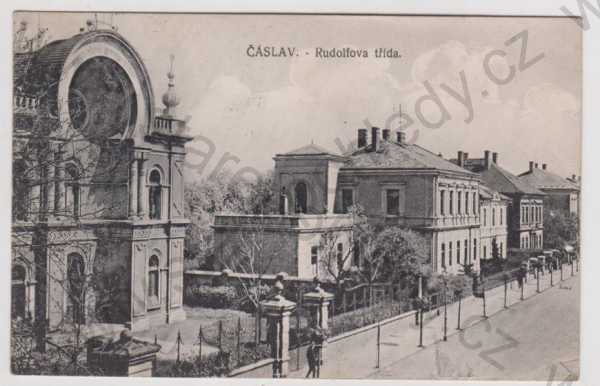  - Čáslav (Kutná Hora), Rudolfova třída, pohled ulicí