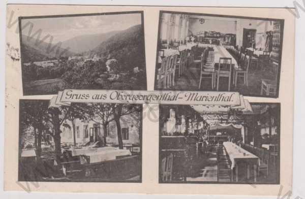  - Horní Jiřetín (Obergeorgenthal) - Most, Mariánské údolí, restaurace, hostinec