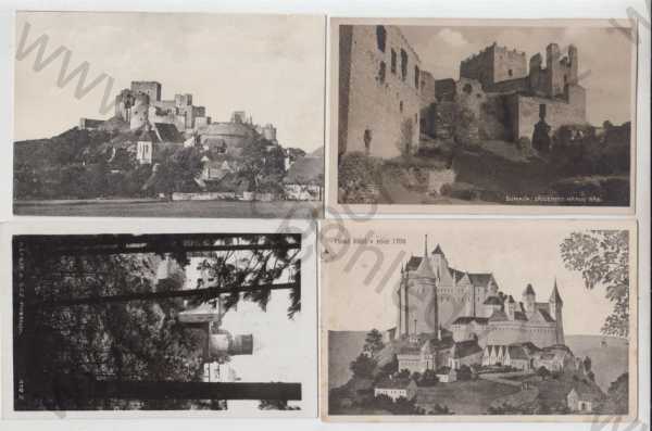  - 4x Rábí (Klatovy), hrad, zřícenina, historická - 1708