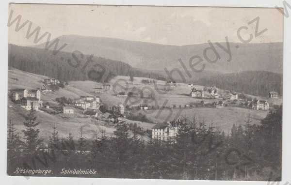  - Špindlerův mlýn (Spindelmühle) - Trutnov, celkový pohled, Krkonoše