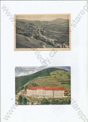  - 2x Jáchymov, Karlovy Vary, celkový pohled, hotel