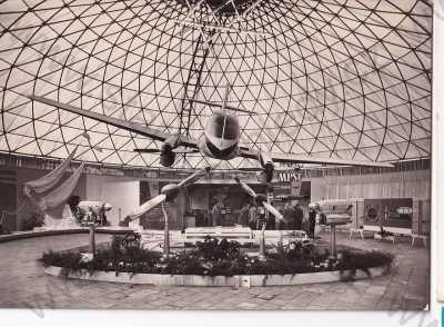  - Letadlo 3. výstava československého strojírenství Brno 1957, Pavilon Y - Super aero