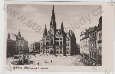 - Liberec, Staroměstské náměstí, tramvaj