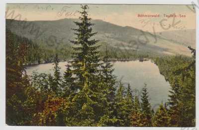  - Čertovo jezero (Teufels see) - Klatovy, Šumava, kolorovaná, foto J.Seidel