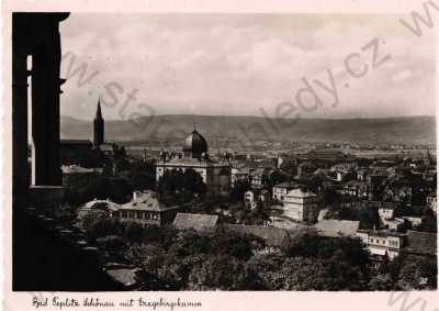  - Teplice, celkový pohled, synagoga