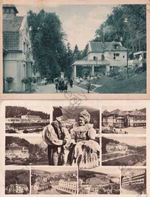  - 2x Lázně Luhačovice Zlín kroj hotel, Fototypia-Vyškov