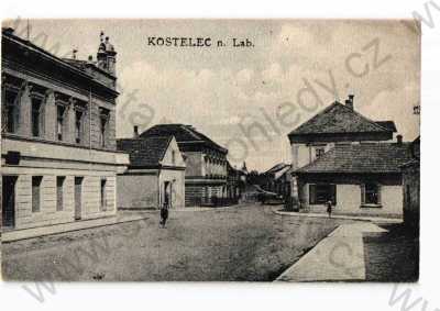  - Kostelec n. Labem, Mělník, částečný záběr města, foto J. Rezek