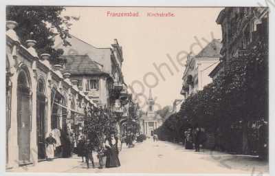  - Františkovy lázně (Franzensbad) - Cheb, pohled ulicí