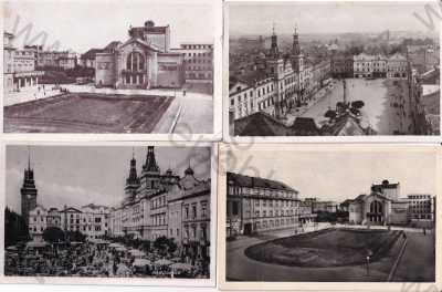  - 4x Pardubice, náměstí, věž, trhy