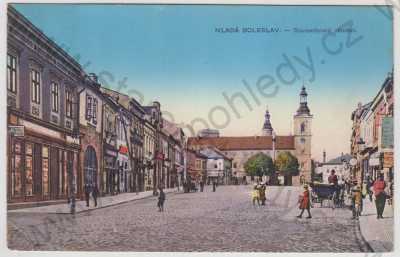  - Mladá Boleslav, Staroměstské náměstí, kolorovaná
