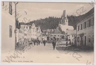  - Rožmberk (Rosenberg) - Český Krumlov, náměstí, DA, foto J.Seidel