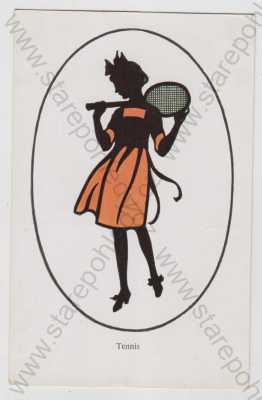  - Žena - výtvarno, tenis