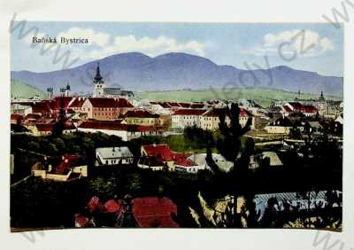  - Slovensko - Banská Bystrica - celkový pohled, kolorovaná