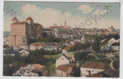  - Mladá Boleslav, část města, hrad, kolorovaná