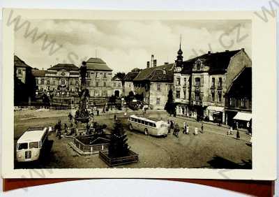  - Duchcov (Dux) - náměstí, autobus, real foto, Orbis