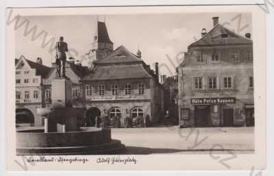  - Frýdlant - náměstí, kašna, hotel