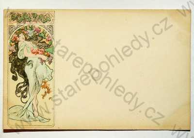  - Umělecké - Alfons Mucha - litografie, kolorovaná, DA
