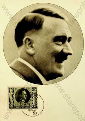  - Osobnosti - Adolf Hitler, portrét (Männer der Zeit, Nr. 91), velký formát