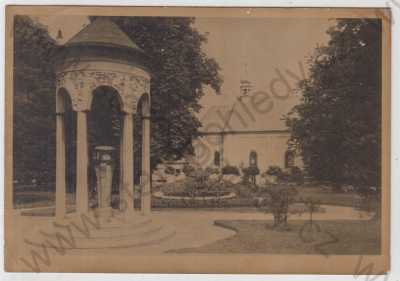  - Šumperk (Mähr. Schönberg), kostel, altán, Jiráskovy sady