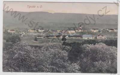  - Týniště nad Orlicí (Rychnov nad Kněžnou), celkový pohled, kolorovaná