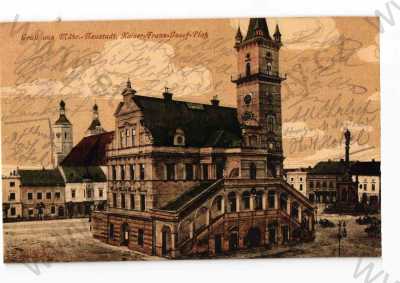  - Uničov, Olomouc, částečný záběr města