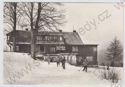 - Hojsova Stráž (Klatovy), Hotel Na Stráži, Šumava, sníh, zimní, lyže