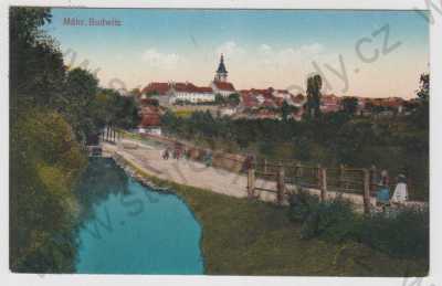 - Moravské Budějovice (Mähr. Budwitz) - Třebíč, celkový pohled, kolorovaná