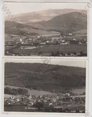  - 2x Benešov nad Černou (Deutsch Beneschau) - Český Krumlov, celkový pohled, foto J.Seidel