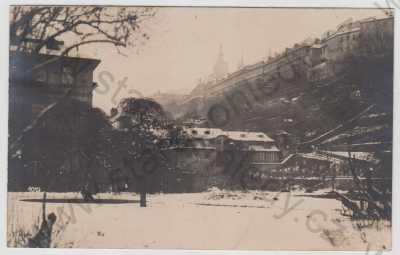  - Praha 1, Hradčany, sníh, zimní
