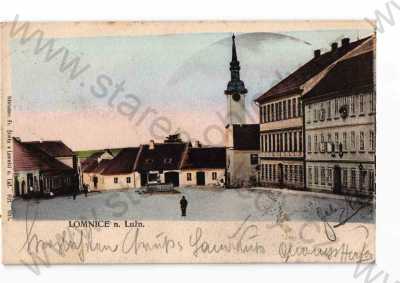  - Lomnice n. Lužnicí, Jindřichův Hradec, náměstí, DA