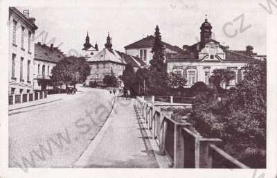  - Vamberk Rychnov nad Kněžnou, náměstí zámek kostel most