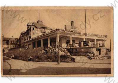  - Štrbské Pleso, Poprad, kavárna a hotel