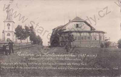  - Zvičina  Trutnov chata kostel