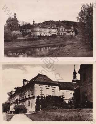  - 2x Praha 5 Zbraslav zámek Vltava