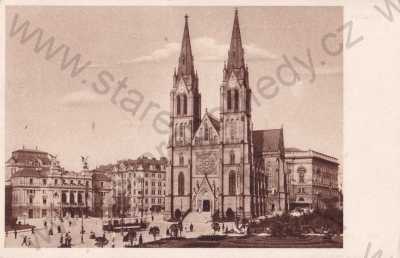  - Praha 2 Vinohrady kostel sv. Ludmily náměstí Míru